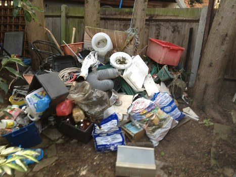 Team members performing home clearance in Downham